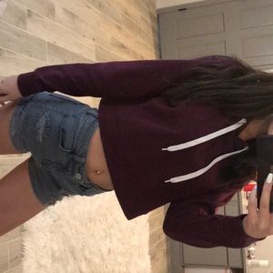 Cropped hoodie